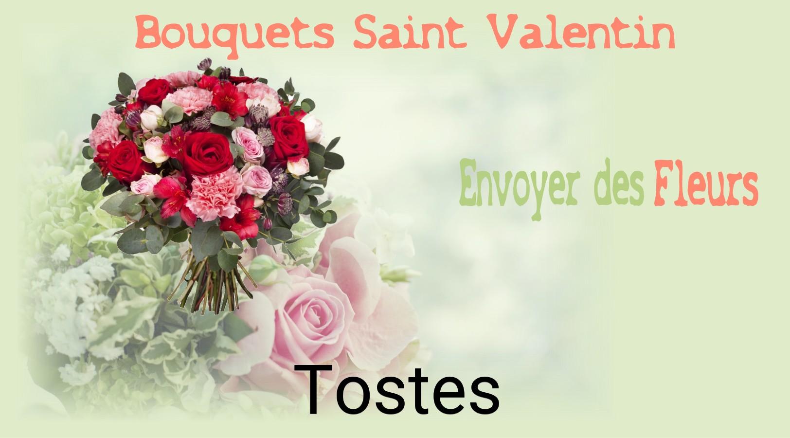 Roses de Saint-Valentin livrées à Tostes